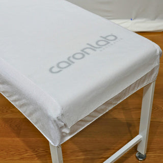 Disposable Bed Roll Diamond Weave - White