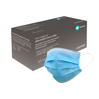 Caron Disposable Face Masks 50 pk