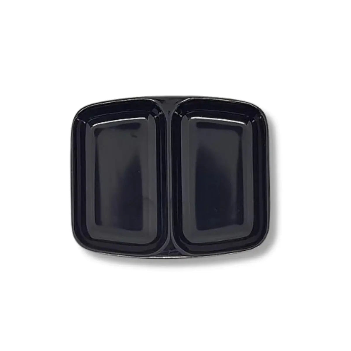 Melamine 2 section mixing dish-Black
