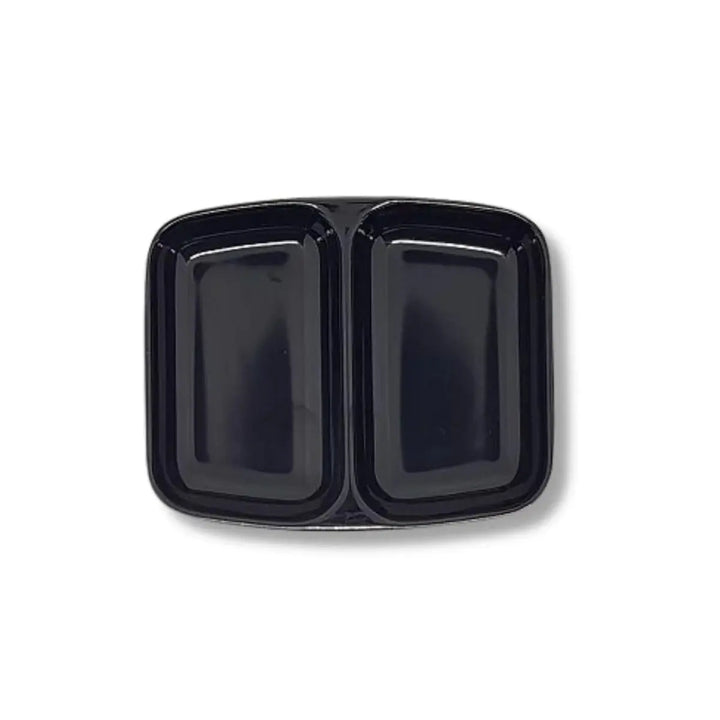 Melamine 2 section mixing dish-Black