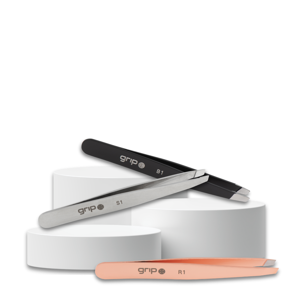 GRIP Tweezers Slanted Tip