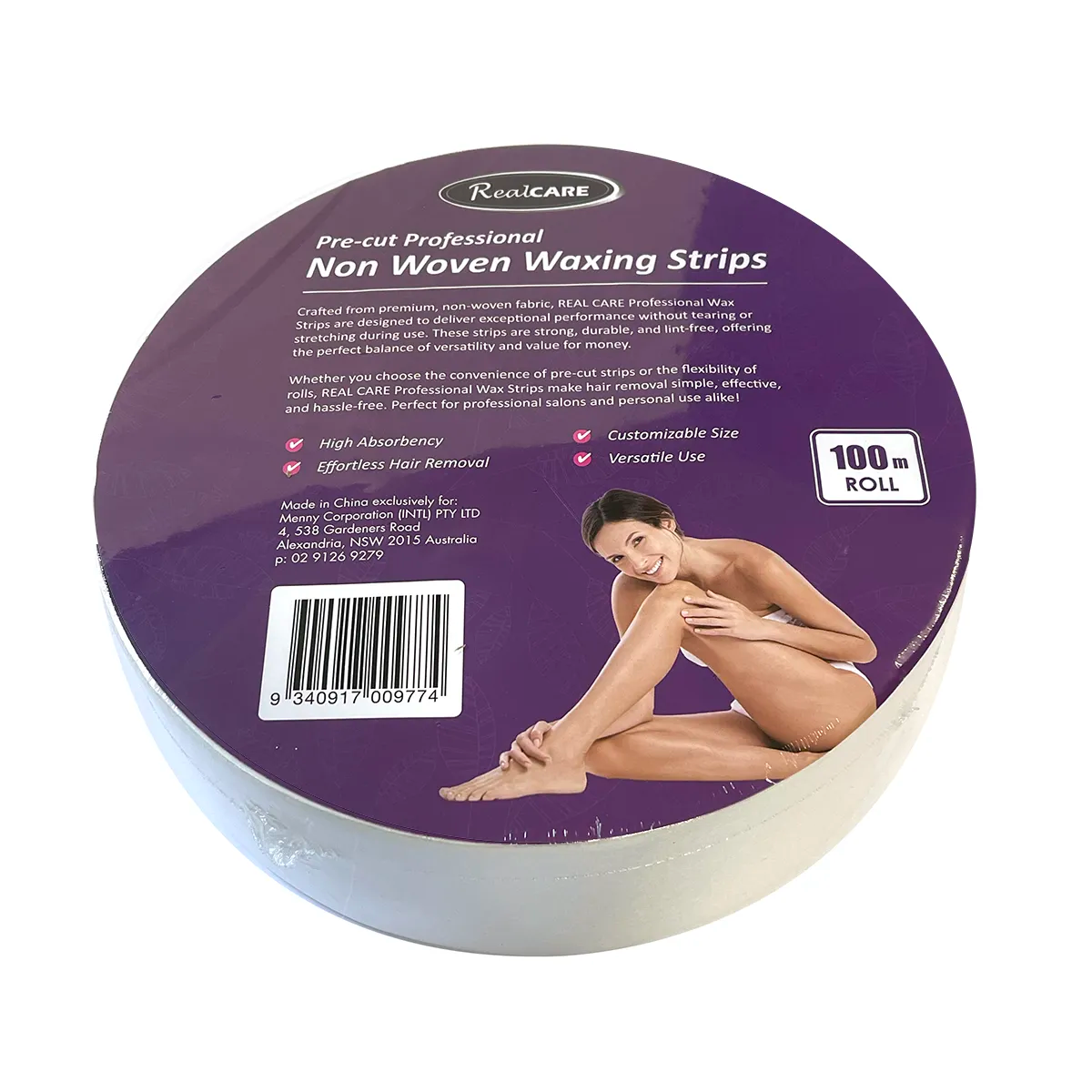 Realcare Wax Strip 100mt Roll