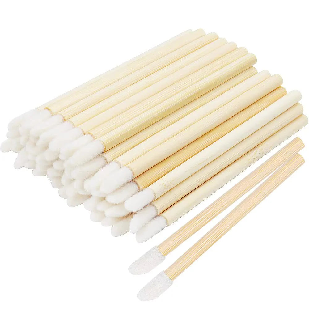 Eco Friendly Bamboo Lip Wands (50 pack)