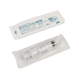 Livingstone Syringe, 5ml, Luer Lock Tip, Latex Free, Hypoallergenic,  Sterile, 100/Box